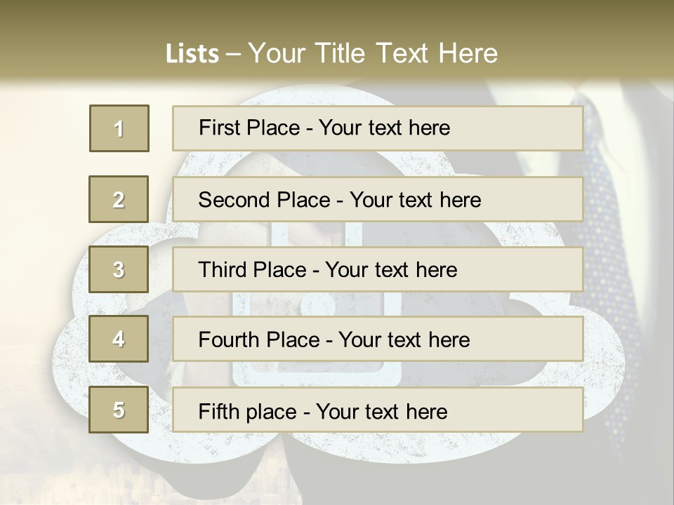 Daughter Pensioner Woman PowerPoint Template