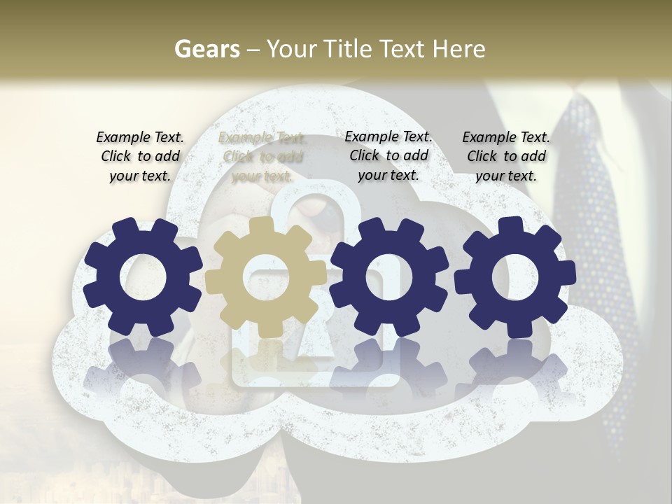 Daughter Pensioner Woman PowerPoint Template