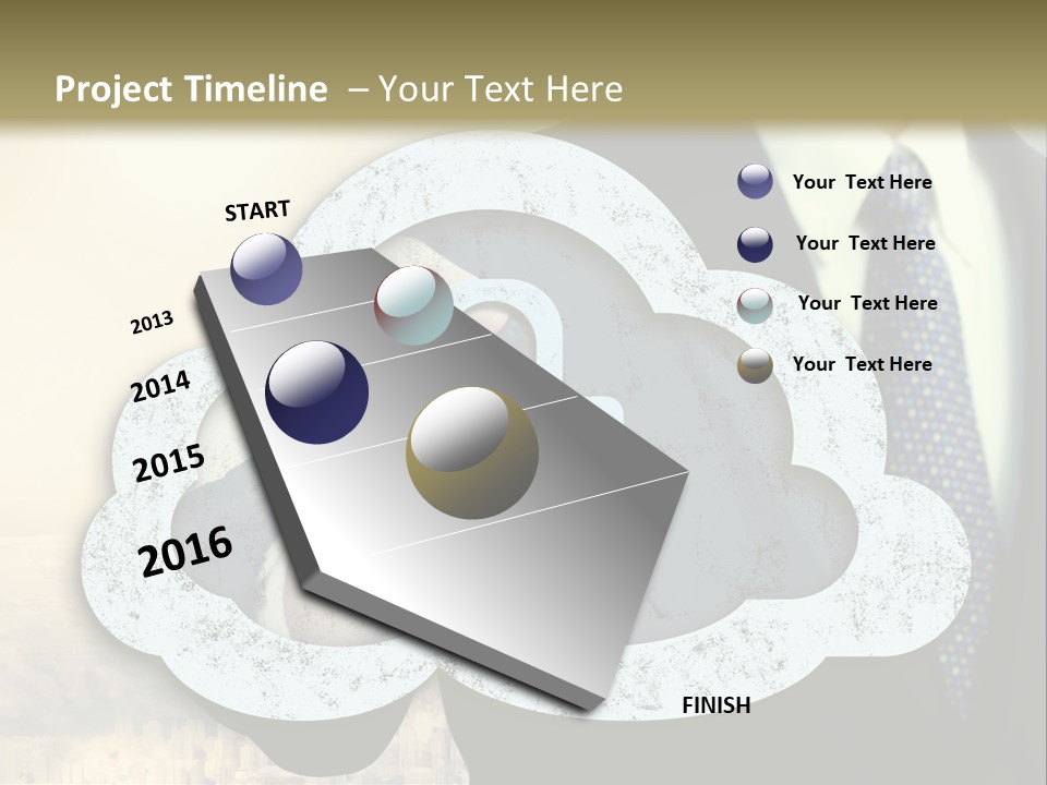 Daughter Pensioner Woman PowerPoint Template