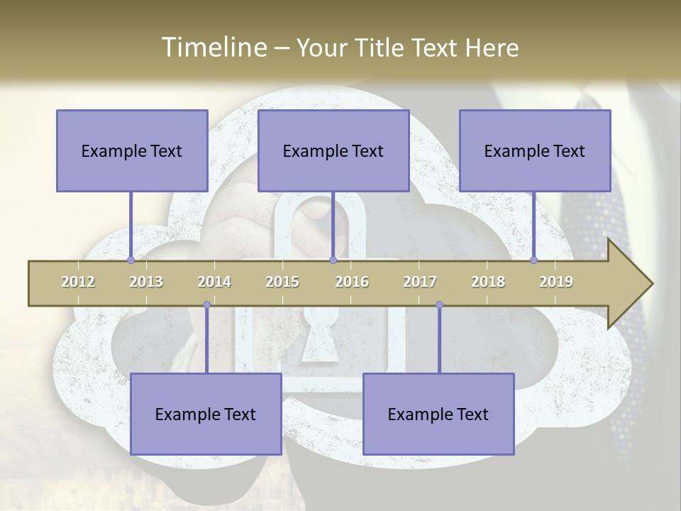 Daughter Pensioner Woman PowerPoint Template