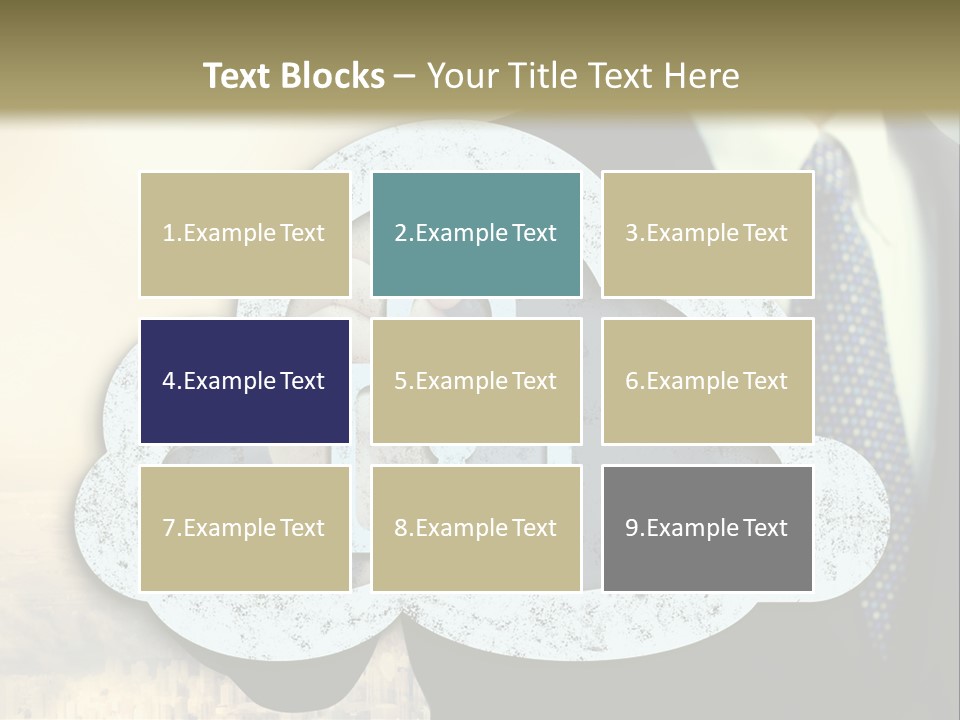 Daughter Pensioner Woman PowerPoint Template