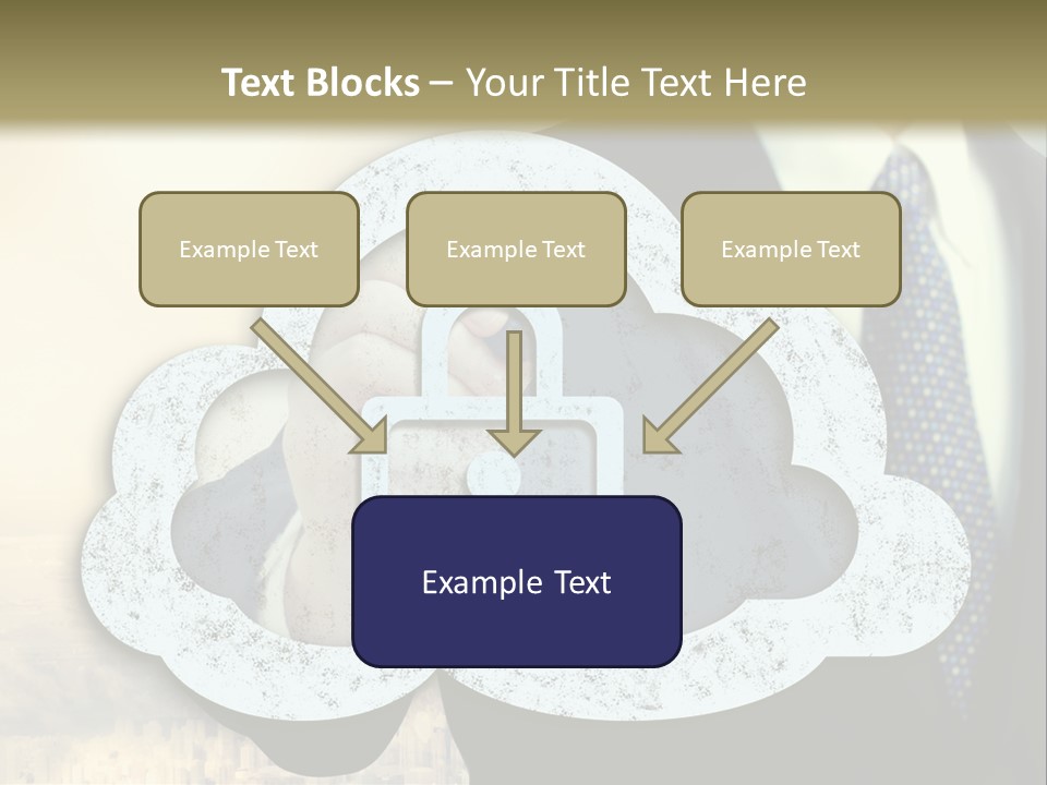 Daughter Pensioner Woman PowerPoint Template