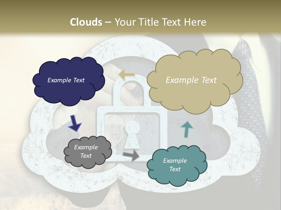 Daughter Pensioner Woman PowerPoint Template