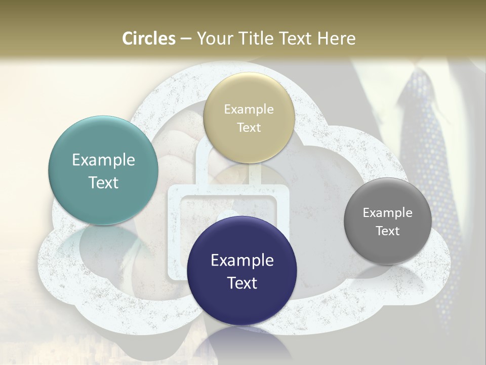 Daughter Pensioner Woman PowerPoint Template