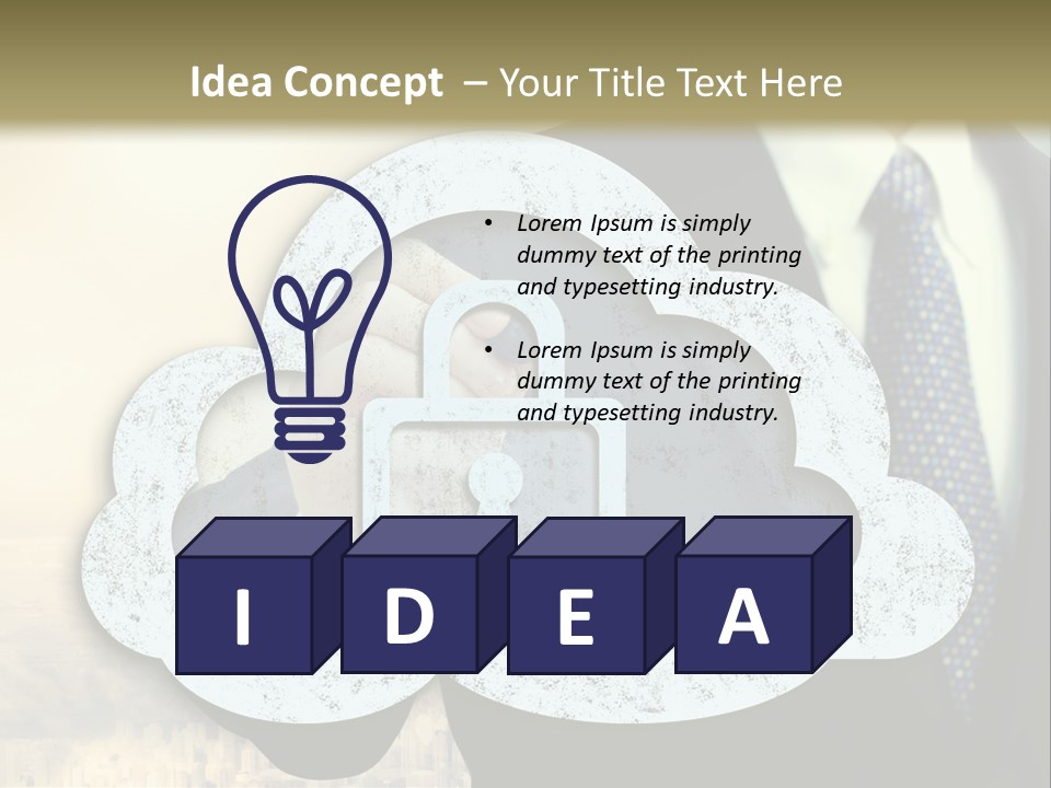 Daughter Pensioner Woman PowerPoint Template