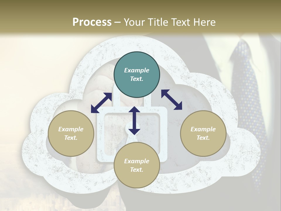 Daughter Pensioner Woman PowerPoint Template