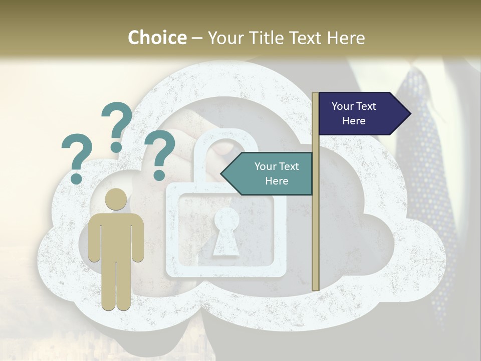 Daughter Pensioner Woman PowerPoint Template