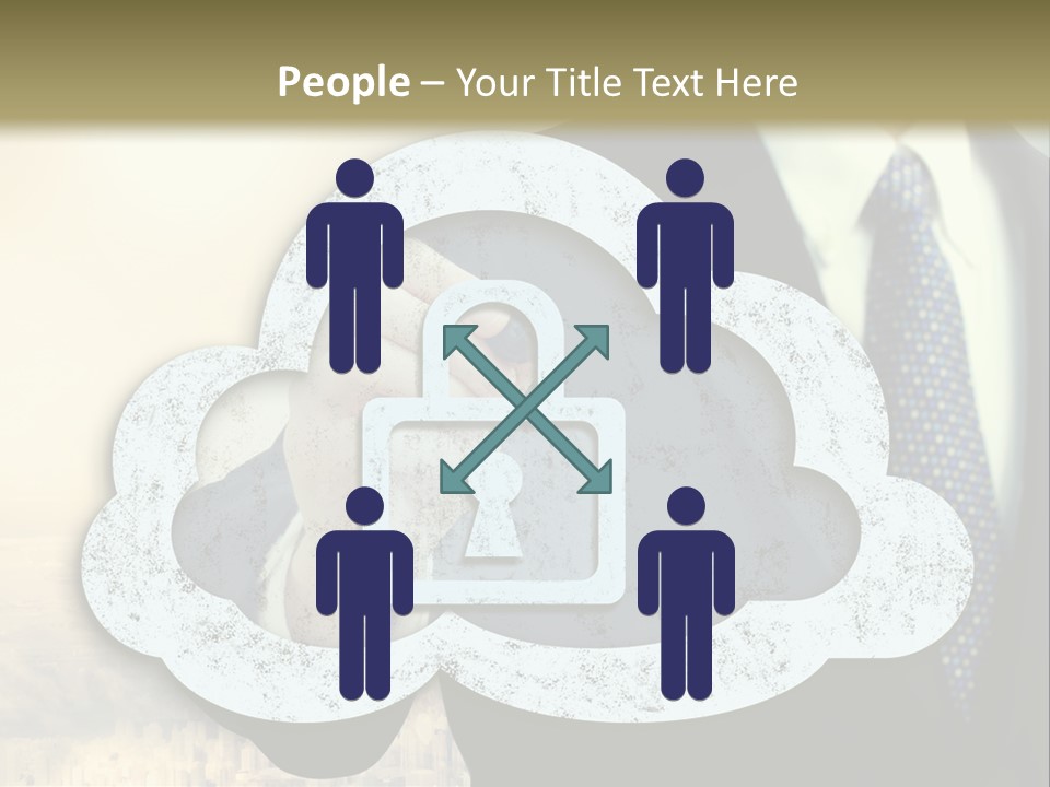 Daughter Pensioner Woman PowerPoint Template