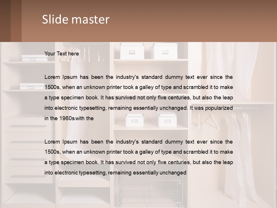 Water Wellness Woman PowerPoint Template