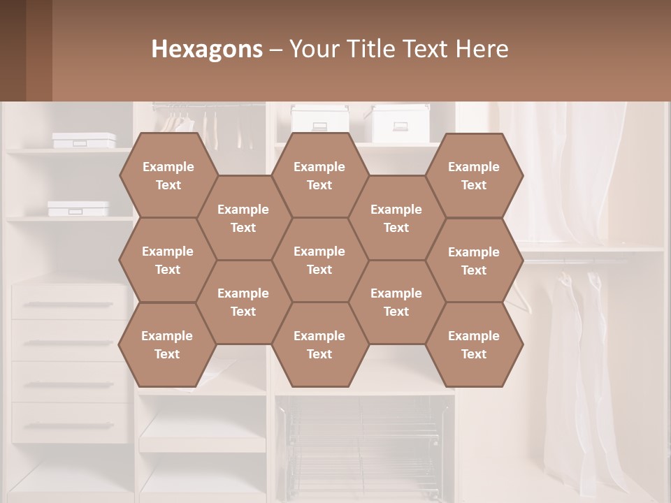 Water Wellness Woman PowerPoint Template