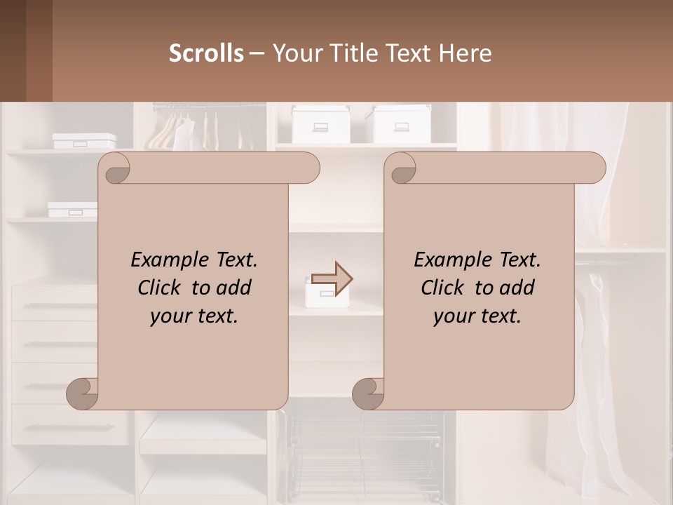 Water Wellness Woman PowerPoint Template