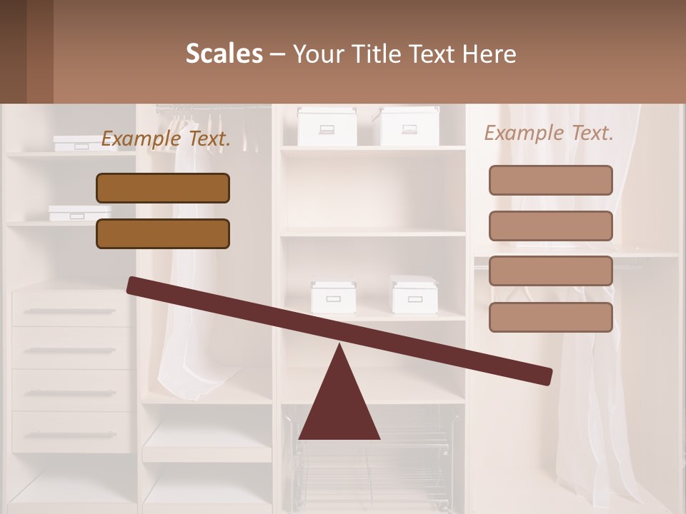 Water Wellness Woman PowerPoint Template