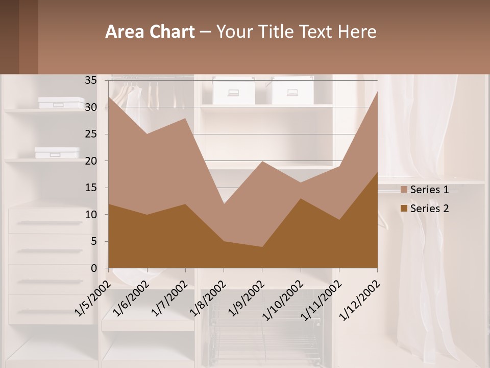 Water Wellness Woman PowerPoint Template