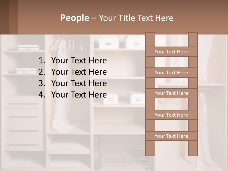 Water Wellness Woman PowerPoint Template