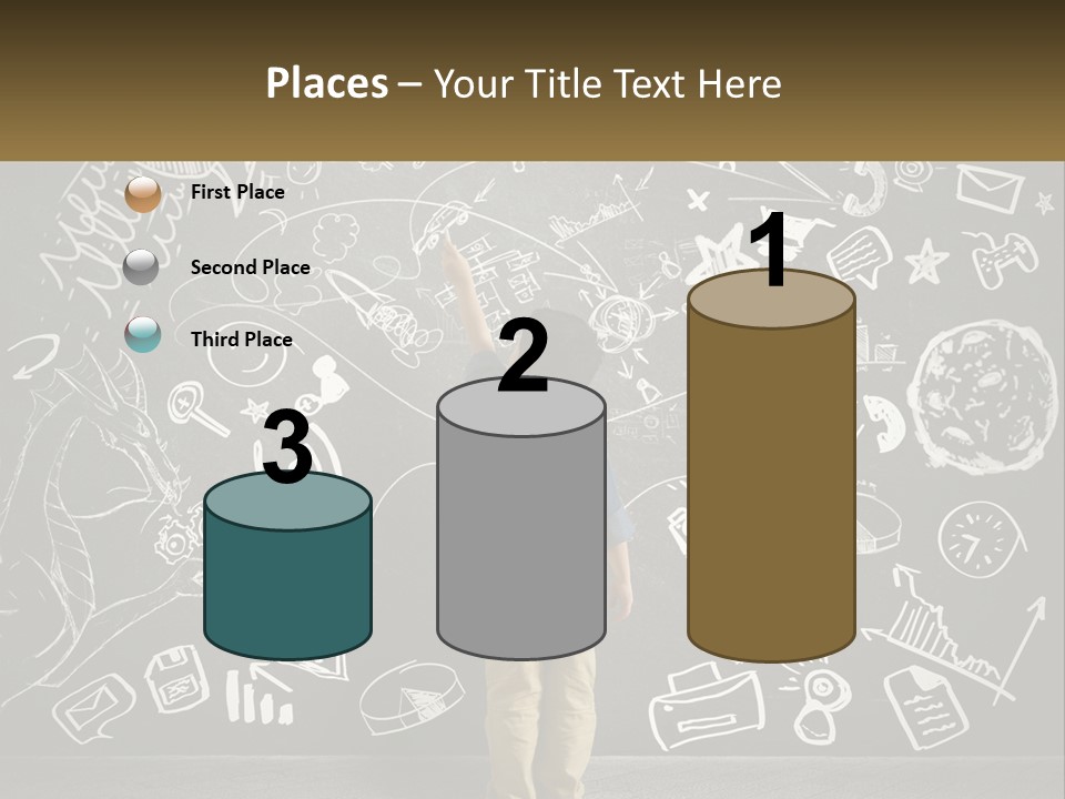 Daughter Calm Senior PowerPoint Template