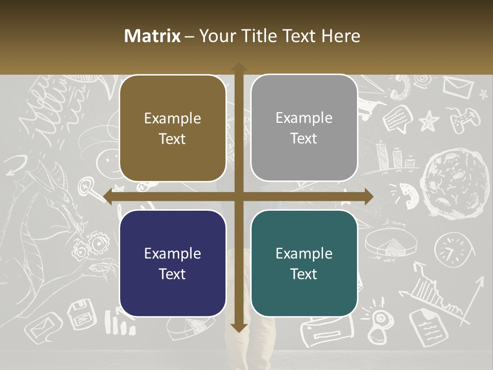 Daughter Calm Senior PowerPoint Template