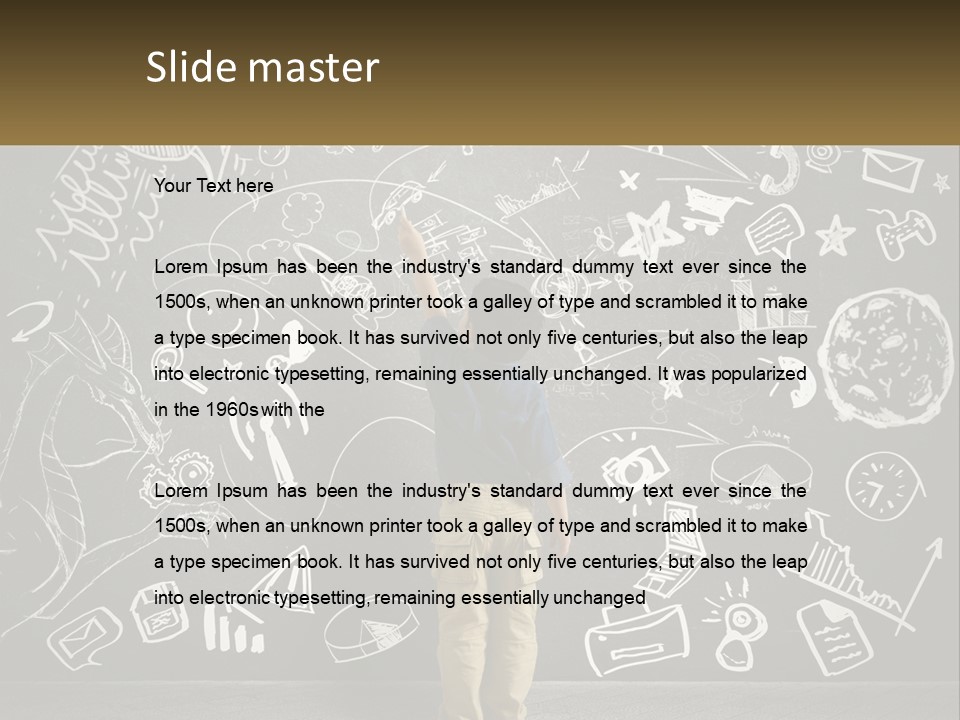 Daughter Calm Senior PowerPoint Template