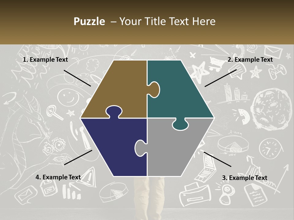 Daughter Calm Senior PowerPoint Template