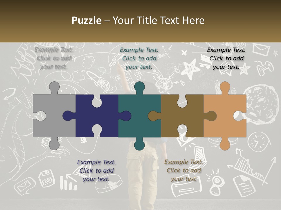 Daughter Calm Senior PowerPoint Template