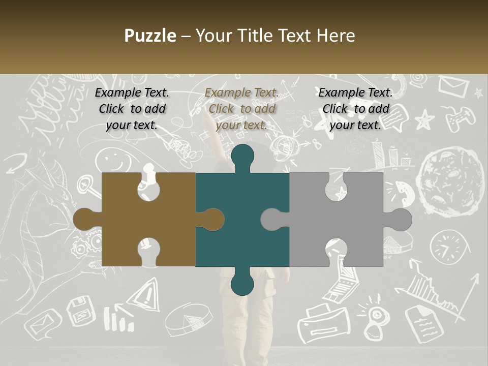 Daughter Calm Senior PowerPoint Template