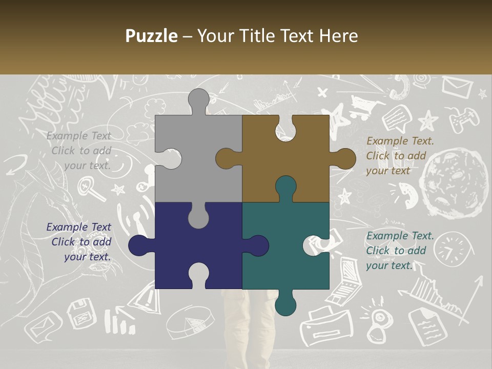 Daughter Calm Senior PowerPoint Template