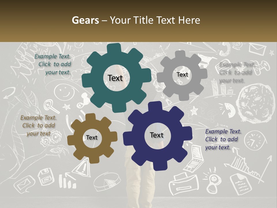 Daughter Calm Senior PowerPoint Template