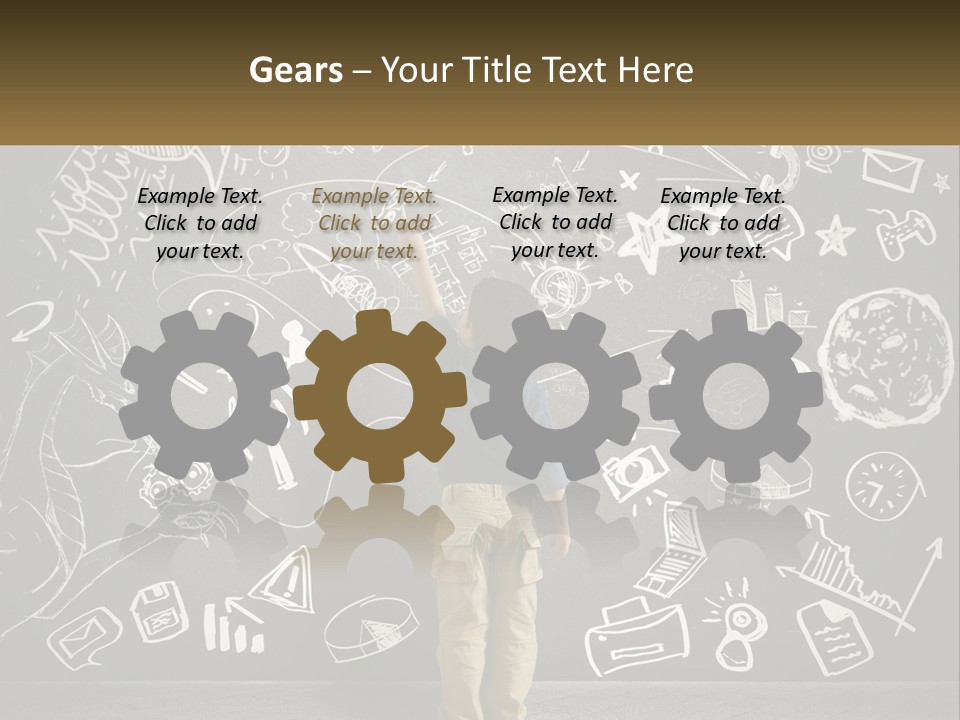 Daughter Calm Senior PowerPoint Template