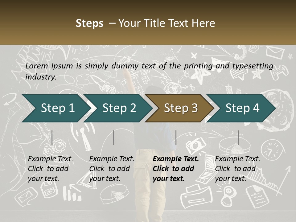 Daughter Calm Senior PowerPoint Template