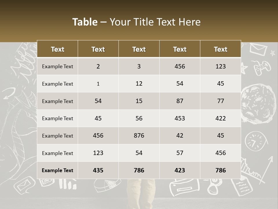 Daughter Calm Senior PowerPoint Template