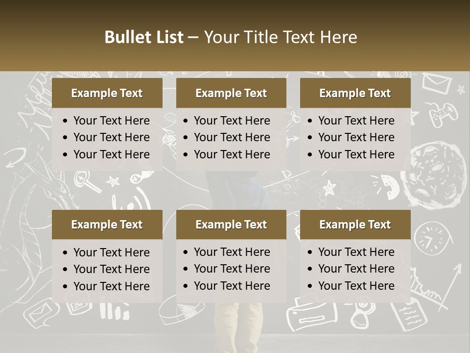 Daughter Calm Senior PowerPoint Template