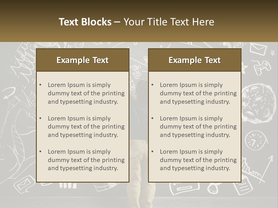 Daughter Calm Senior PowerPoint Template