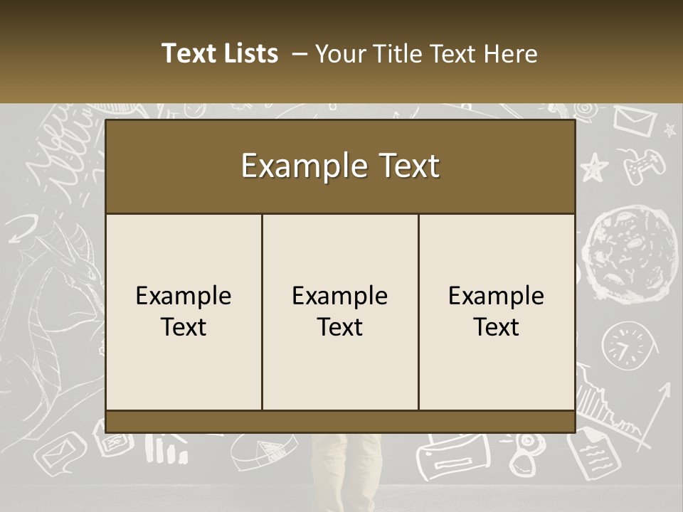 Daughter Calm Senior PowerPoint Template