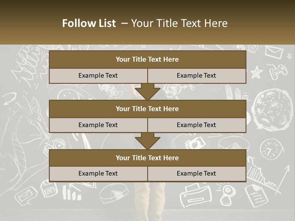 Daughter Calm Senior PowerPoint Template