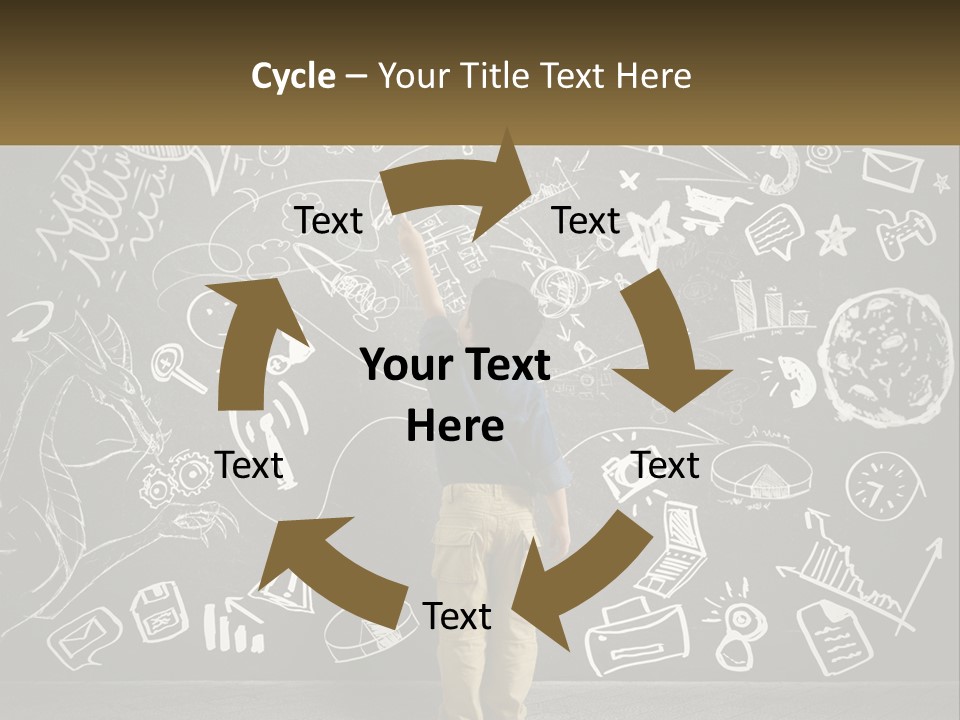 Daughter Calm Senior PowerPoint Template