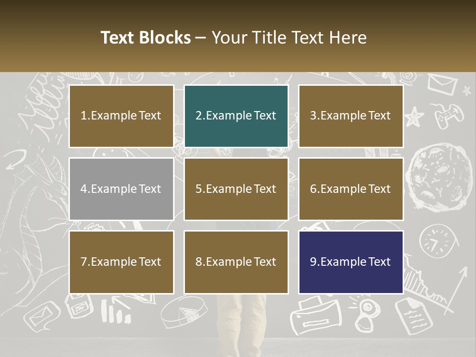 Daughter Calm Senior PowerPoint Template