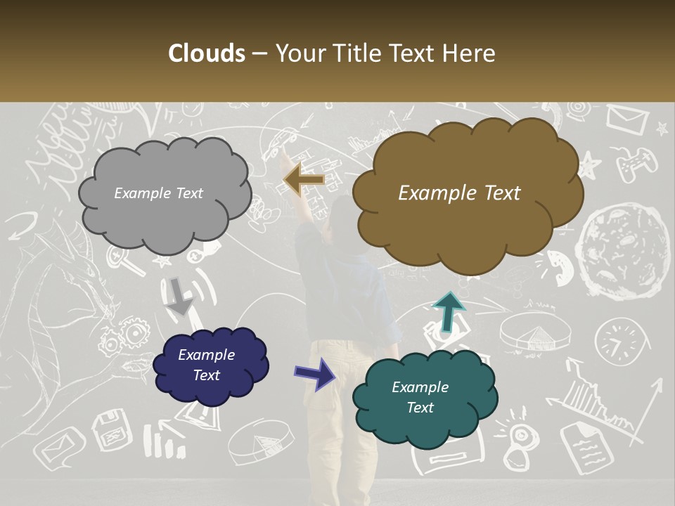 Daughter Calm Senior PowerPoint Template