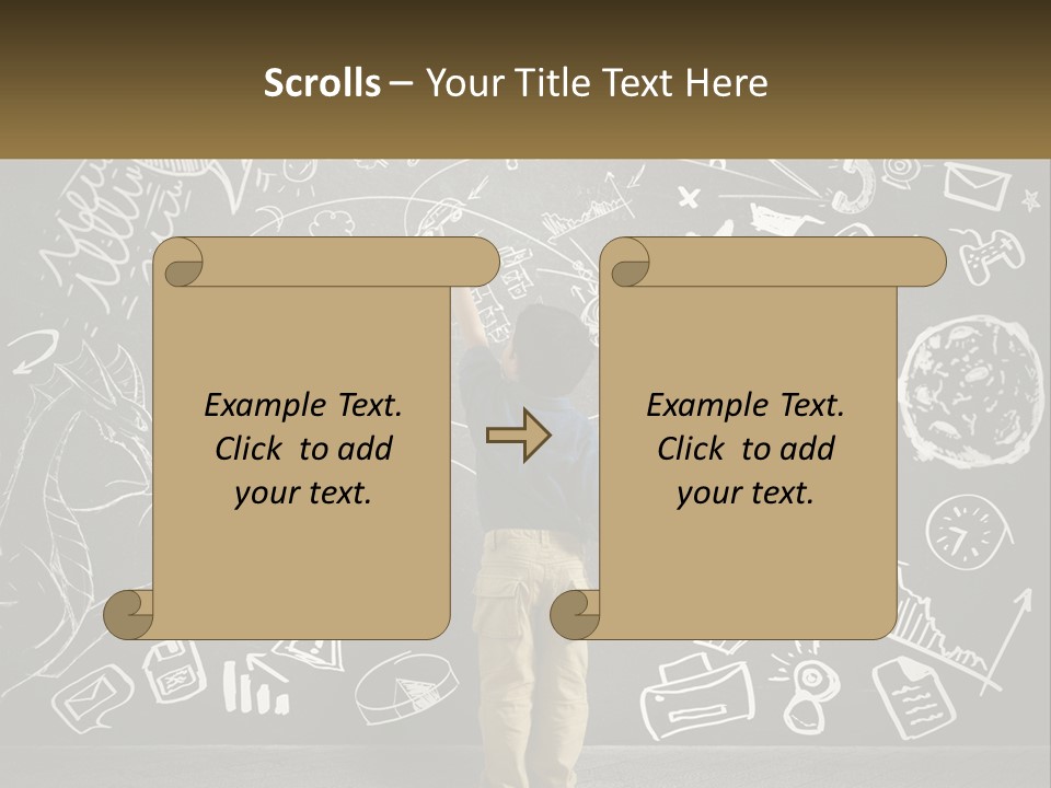 Daughter Calm Senior PowerPoint Template