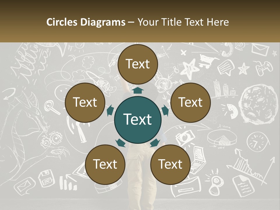 Daughter Calm Senior PowerPoint Template