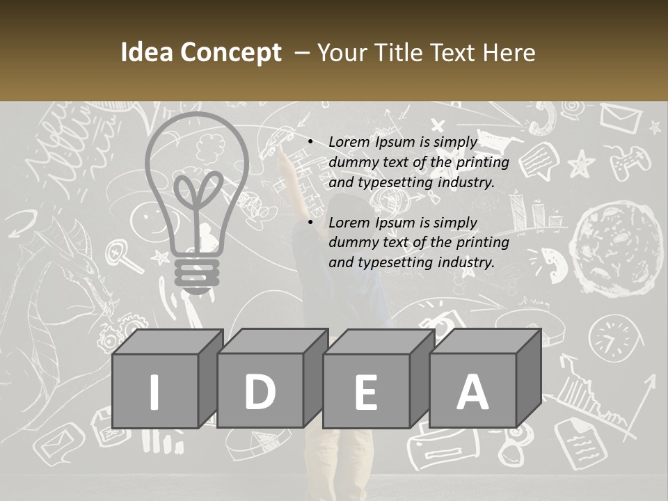 Daughter Calm Senior PowerPoint Template