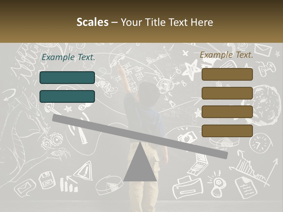 Daughter Calm Senior PowerPoint Template