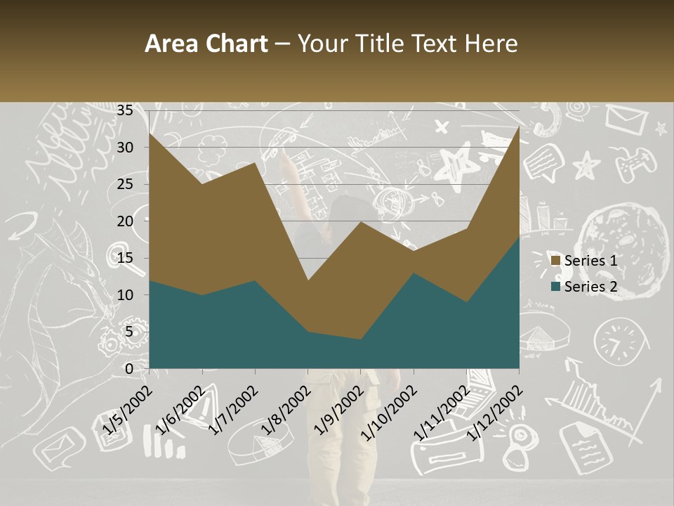 Daughter Calm Senior PowerPoint Template