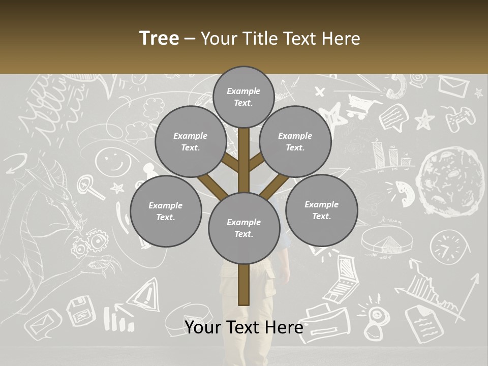 Daughter Calm Senior PowerPoint Template