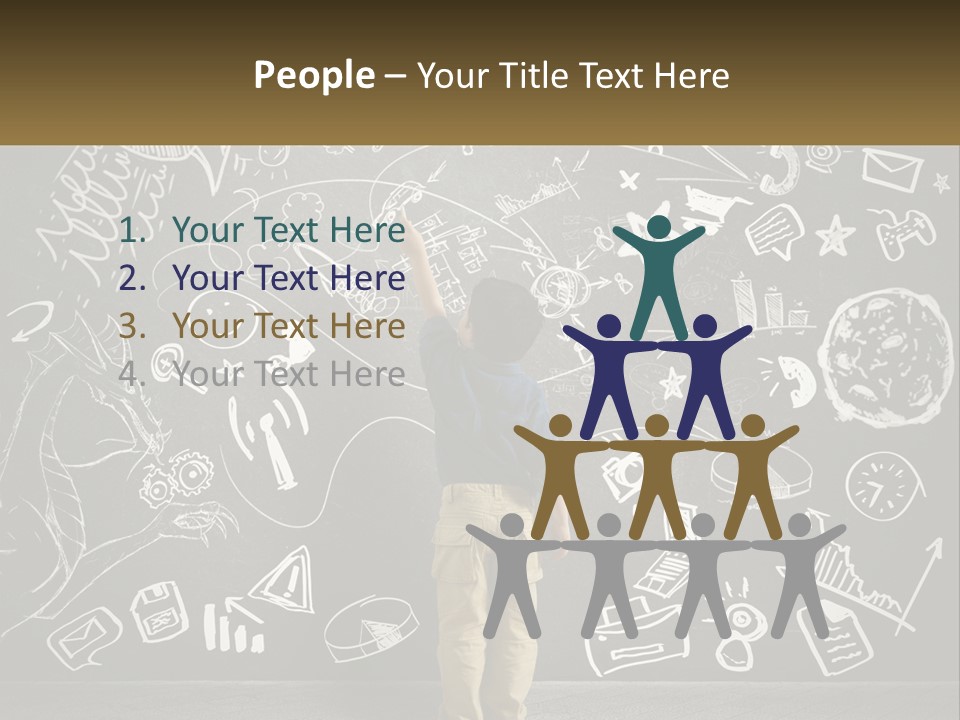 Daughter Calm Senior PowerPoint Template