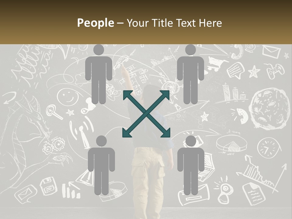 Daughter Calm Senior PowerPoint Template