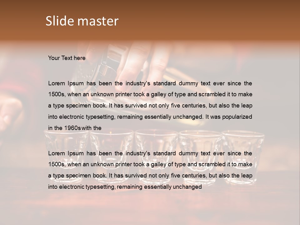 Retired Wellness Caucasian PowerPoint Template