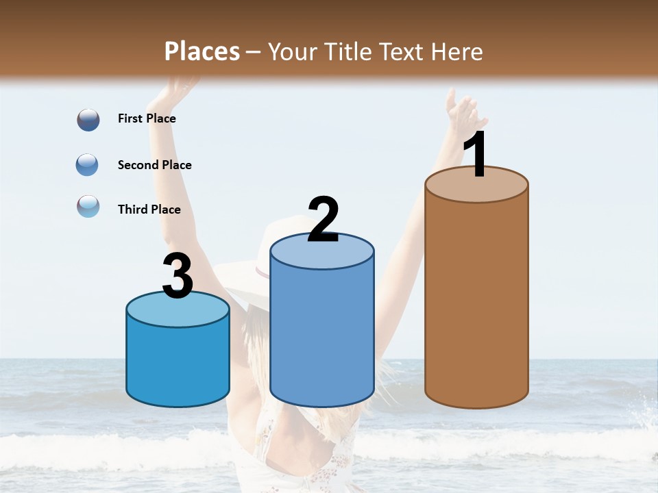 Coast Sunrise Portrait PowerPoint Template