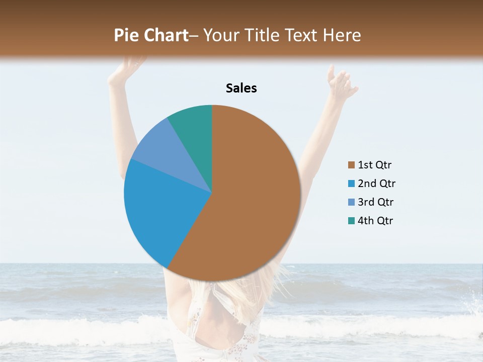 Coast Sunrise Portrait PowerPoint Template