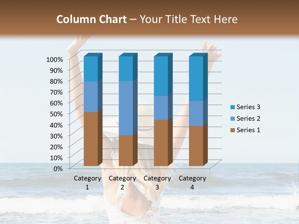 Coast Sunrise Portrait PowerPoint Template