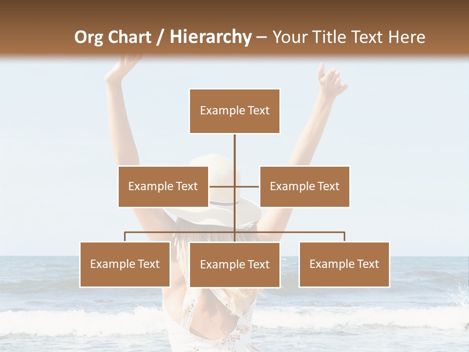 Coast Sunrise Portrait PowerPoint Template