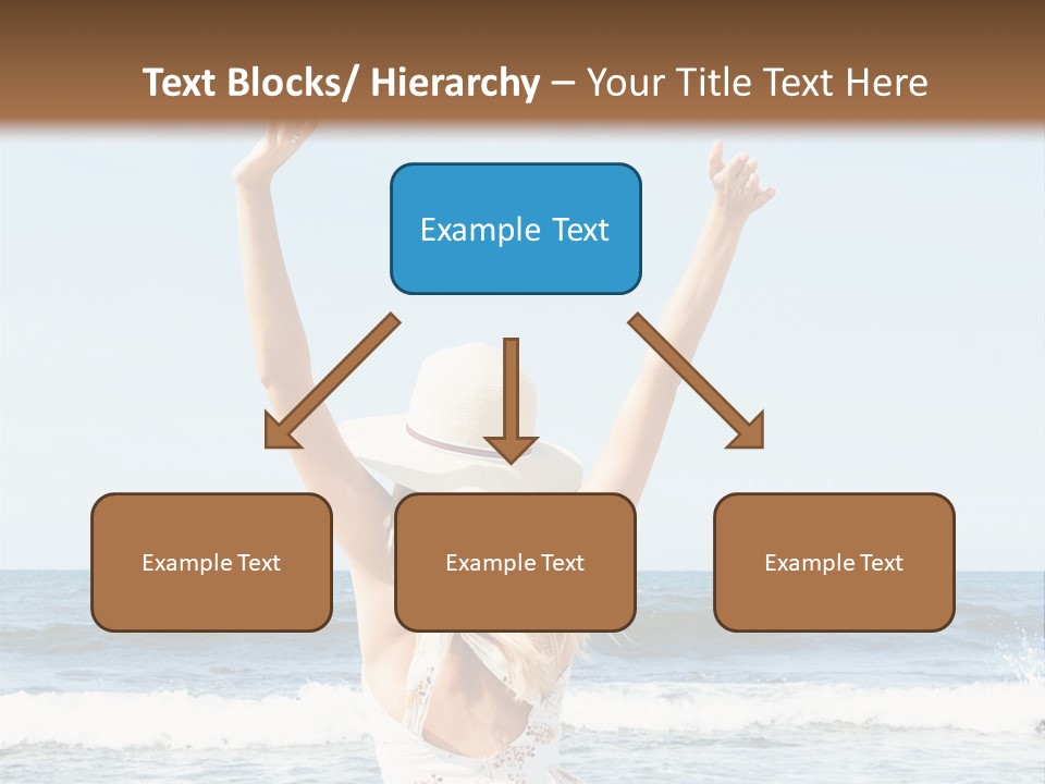 Coast Sunrise Portrait PowerPoint Template
